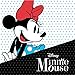 Disney Minnie Mouse Women Jewelry, Sterling Silver Clear Cubic Zirconia and Silver Bow Stud Earrings