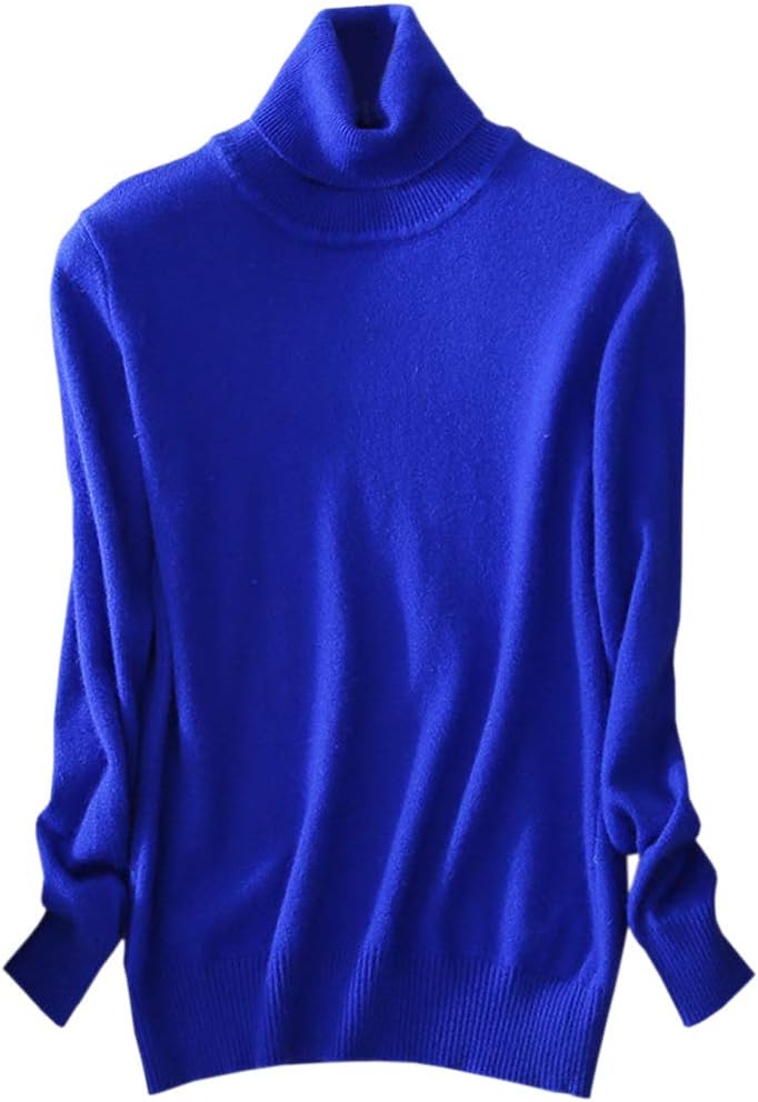LATUDWomens' Turtleneck Knit Sweater