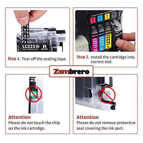 Zambrero-LC223-Reemplazo-para-Brother-LC-223-Cartuchos-de-tinta-para-Brother-MFC-J480DW-DCP-J562DW-MFC-J5320DW-MFC-J4420DW-DCP-J4120DW-MFC-J4620DW-MFC-J880DW-MFC-J5620DW-MFC-J680DW-MFC-J5720DW