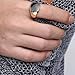 DDLBiz Men Classic Solid Polished Stainless Steel Signet Ring Gold/ Silver ，Size: 7,8,9,10,11,12 (10, Gold)