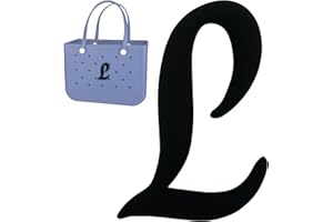 TOYORK Bag Charms for Bogg Bag Accessories Decorative Bogg Bag Charms Insert Alphabet Lettering for Beach Tote Rubber Beach Bag