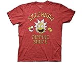 Ripple Junction Rick and Morty Ricks Szechuan Dipping Sauce Adult T-Shirt 3XL Heather Red