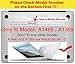Sykiila for Older MacBook Air 13 Inch Case for 2010-2017 Old Version,Model A1369 / A1466 4 in 1 Hard Shell Case & HD Screen Protector & TPU Keyboard Cover & Sleeve - Left Right Brain