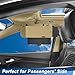 SAILEAD Tan Beige Sun Visor Sunshade Extender for Car, Side Window Sun Visor Extender Windshield Sunshade and UV Rays Blocker, 1 Pack, Beige