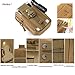 Multi-Purpose EDC Vape Pouch Bag, Vape Case,Tactical Bag Pouch, Military Nylon Utility Tactical Waist Pack Camping Hiking Pouch (Khaki)