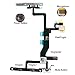 Johncase New OEM Power Volume Button Control Switch On/Off + Flash Light + Mic + Mute Connector Flex Cable w/Bracket Replacement Parts Compatible for iPhone 6s (All Carriers)
