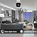 WiFi Camera Outdoor Wireless IP Security Camera with Night Vision up to 65ft Motion Detection Alarm/Recording, Support Max 64GB SD Card (External) AT-100BW