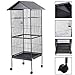 Giantex 61″ Large Parrot Bird Cage Play Top Pet Supplies w/Perch Stand Two Doors Ironthumb 1
