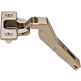 Brixwell QID8-001 + 45 Degree Corner Hinge, Salice, 94 Degree Opening Angle, Self-Close, Overlay Screw Screw-on, C2PBM99AC