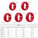 Silicone Wedding Ring For Men ,Silicone Wedding Band , iCharmore 6 Rings Pack Engagement Ring, Comfort and Safe For Active Lifestyle (Size 10)