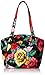 Vera Bradley Women's Cotton Glenna Satchel Purse, Havana Rose, One Size