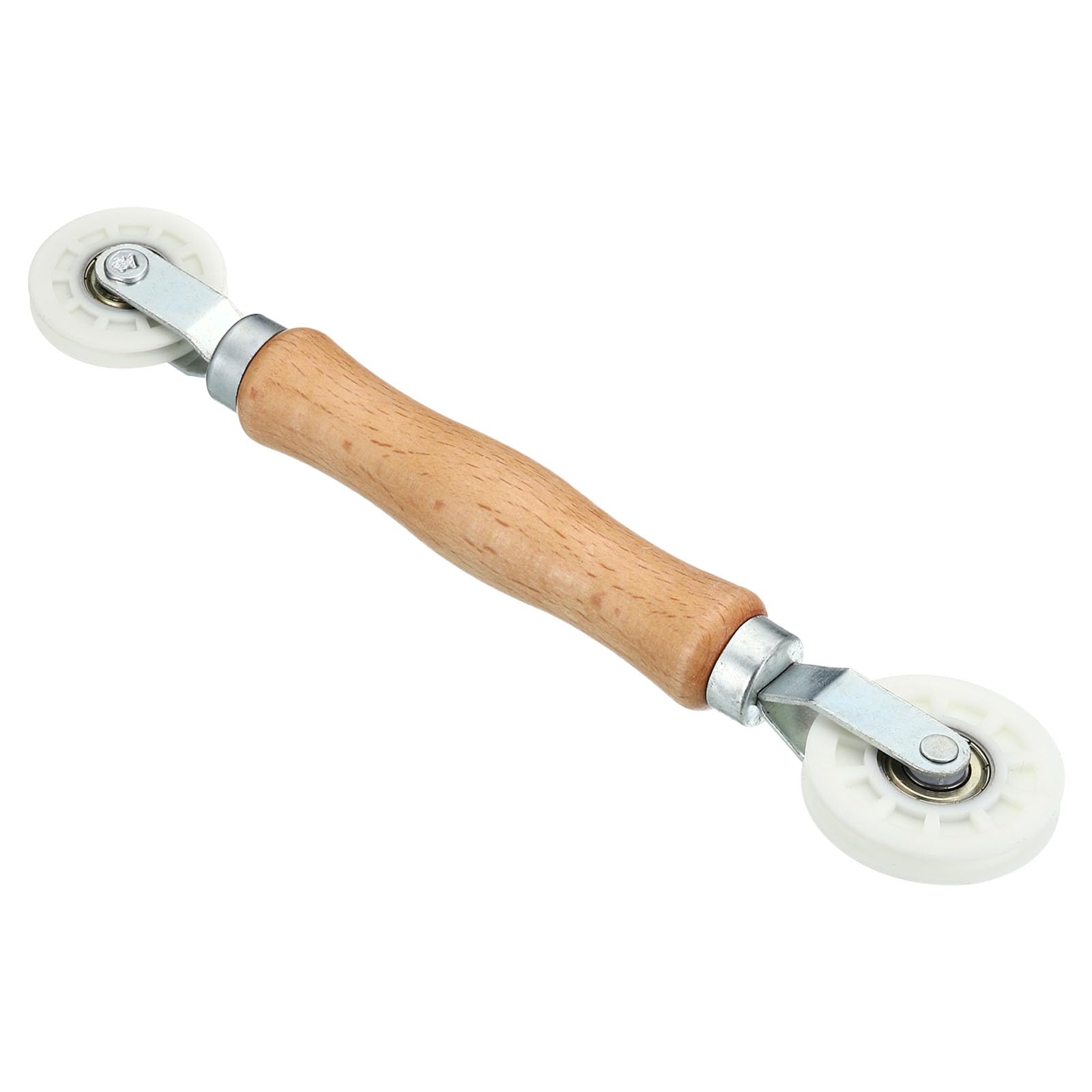 PATIKIL LED Strip Channel Roller Tool, U-Groove Wheels with Wooden Handle Quick Installation Tool for 5-8mm Wide LED Strip