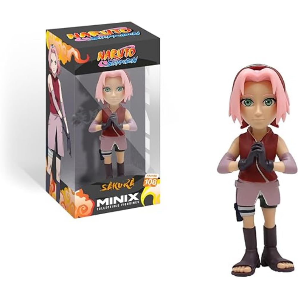 Bandai Minix Sakura Haruno Model | Collectable Sakura Figure | Bandai Minix Manga And Anime Toys Range | Collect Your Favourite Naruto Figures For An Anime Merchandise Collection — image 1