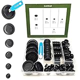 EASYEAH 80 PCS Rubber Grommets Assortment Kit for