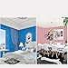 5-Pack 3D Brick Wall Panels Stickers PE Foam Self Adhesive Wallpaper Removable Wall Decoration,27.5’’30.30.27’’/pcs (Blue)