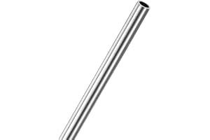 M METERXITY 250mm 304 Stainless Steel Tube, 8mm OD 1mm Wall Thickness Seamless Stainless Steel Tubing for Construction/Machining/DIY Crafting, Metal Straight Pipe [0.31x0.04x10IN]