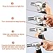 Buluri Culinary Torch,Kitchen Butane Blow Torch Lighter,Adjustable Flame with Safety Lock 1300°C for Cooking,Camping,Kitchen,BBQ(Butane Gas Not Included)