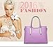 Women's PU Leather Shoulder Bags Top-Handle Handbag Tote Bag Simple Purse Fashion Cross Body Bag,Pink SILI