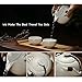 XDOBO Imported Vintage Chinese & Japanese Style Porcelain Handmade Kung Fu Tea Set, 10-pack (White)