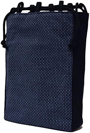 Japanese Tote Shingen Bag made of Sashiko Fabric, Made in Japan
