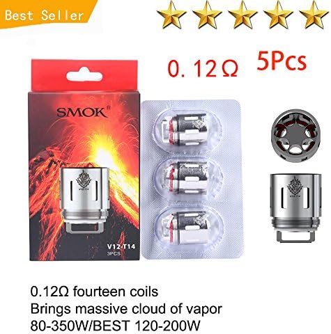 Authentic SḾOK TḞṼ12 TanḰ Ḉoils Ṽ12T14 O.12 ohḿ Ḉoils