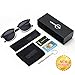 wearPro Clubmaster Sunglasses for Men Women Retro Semi-Rimless Polarized Sun Glasses WP1006 (matte_black)