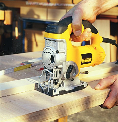 DeWalt DW331KT-QS Stichsaege Buegelgriff 701 Watt in TSTAK, W, 230 V, Schwarz, Gelb – Bild 6