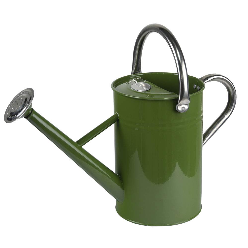 Kent & Stowe Metal Watering Can Tweed Green 4.5 Litre