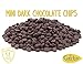 Gerbs Miniature Dark Chocolate Chips, 2 LBS. resealable bag, (semi-sweet), Top 14 Food Allergen Free & NON GMO, Product of Canada