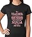 BeWild Brand® - Teacher - Full Time Ninja Ladies T-shirt