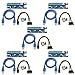 Onvian Mining Dedicated Graphics Card PCI-E 1X To 16X Riser Card 164P With 6 Pin To SATA Power Supply USB 3.0 Cable 5 Pack