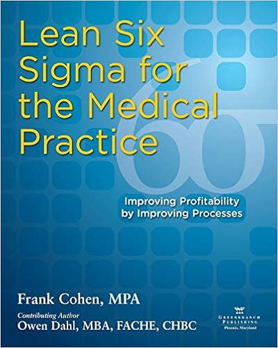 Lean Six Sigma for the Medical Practice