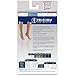 Truform Sheer Compression Stockings, 15-20 mmHg, Women's Knee High Length, 20 Denier, Beige, 3X-Large