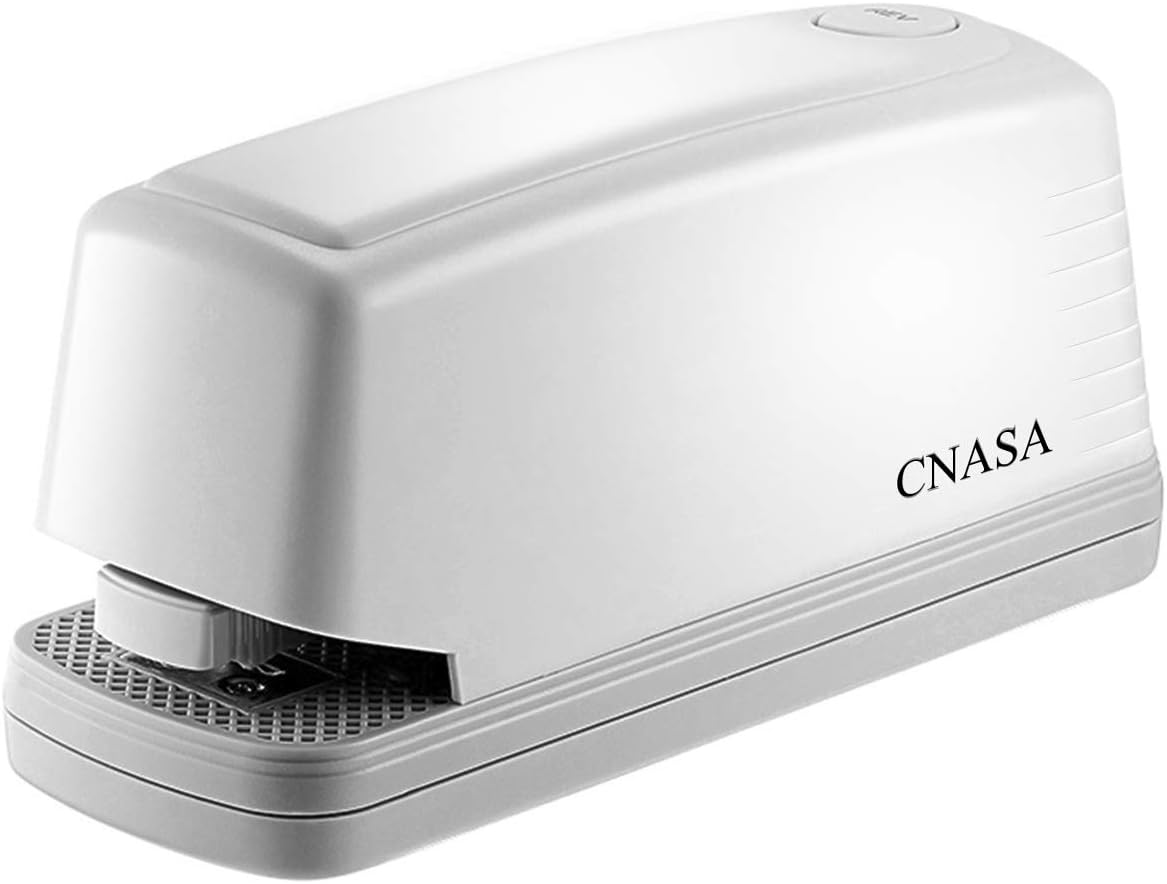 Electric Stapler-Heavy Duty Automatic Stapler-Jam Free 25 Sheet Full-Strip Staple Capacity, Battery Operated or AC Adapter（Included）- for Professional and Home Office Use