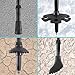 Vive Anti Shock Trekking Poles (Pair) - Collapsible Hiking Sticks - Ultralight Antishock Trek Walking Staff - Rubber Ice Snow Tip - Running, Walking Cane for Men, Women - Backpack and Camping Gear