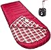 Reisen 0 Degree Lightweight Sleeping Bag Flannel, Cold Weather Sleeping Bags for Adults/Youth,Camping/Backpacking/Hiking -0°C …