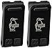 Chums Glasshopper Visor Clip, Black, 2 Pack