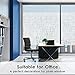 Privacy Window Film White Cross, Self Adhesive Frosted Window Film Removable Static Cling Decorative Glass Window Sticker No Glue UV Blocking Window Cling Blind for Office Kitchen 17.5x78.7inches