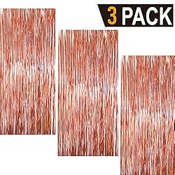 GOER 3.2 ft x 9.8 ft Metallic Tinsel Foil Fringe
