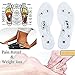 Acupressure Magnetic Massage Foot Therapy Reflexology Pain Relief Shoe Insoles 1 Pair Washable and Cuttable, Maximum Size is 10.6 Inch (Men and Women)