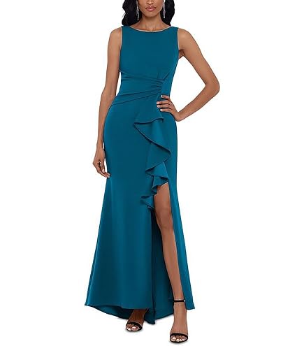 betsy and adam petite formal dresses & Womens Petites Chiffon Sleeveless Evening Dress Black 10P, Black/Gold : Clothing, Shoes & Jewelry Web Collection: Hardware