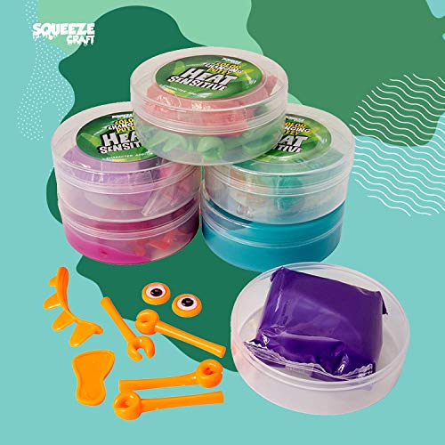 Squeeze Craft Color Changing Frudge Putty Heat Sensitive with Character