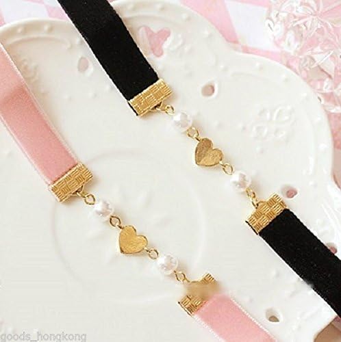 New_heart_pearl_lolita_choker_necklace_kawaii_fashion_pendant_chain_jewelry_punk