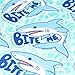 Funny Bite Me Shark Ocean Animal Vinyl Sticker