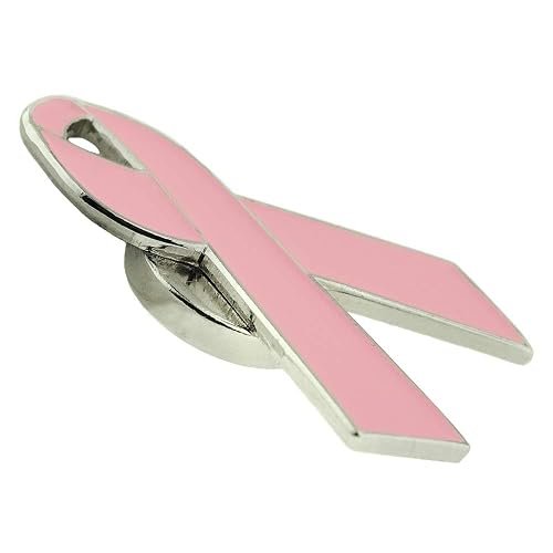 Fundraiser Support Pin Breast Cancer Awareness Pink Enamel Lapel Pin ...