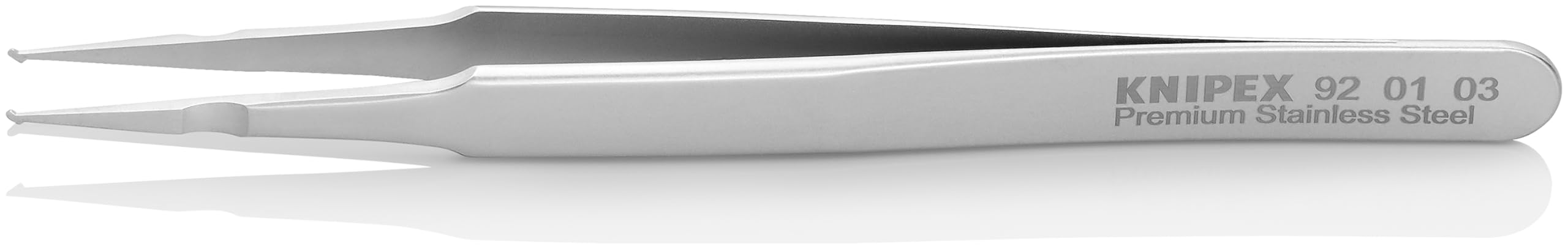 KNIPEX SMD Precision Tweezers Matt Finish Smooth 120 mm, 92 01 03