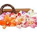 FLOWER 30pcs/lot Artificial Silk Orchid Heads for Wedding Decoration DIY Wreath Gift Scrapbooking Craft Supplies Fake (Purple)