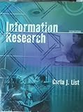 Information Research, List, Carla, 0787290572