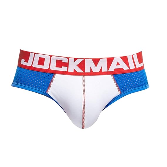 Higgles Herren Unterwäsche, Neue Unterhose Mesh Atmungsaktiv Patchwork Sport Fitness Unterwäsche Slip