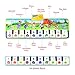 DITHIN Piano Mat for Toddler, Musical Piano Keyboard Mat Dance Mat Funny Animal Touch Carpet Musical Blanket Toys for Littler Girl Boys Birthday Xmas Presents Gifts for Baby Toddler Kids Green
